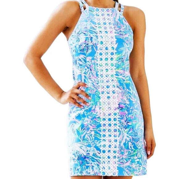 Lilly Pulitzer Pearl Stretch shift in All together now size 8 - Picture 1 of 7